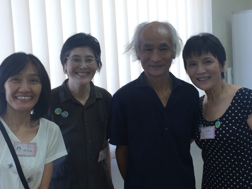 Fukushima Kids Drama Plaza - members and mime Kiyoshi Shimizu